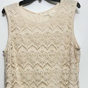 Adiva Crochet tank with lining